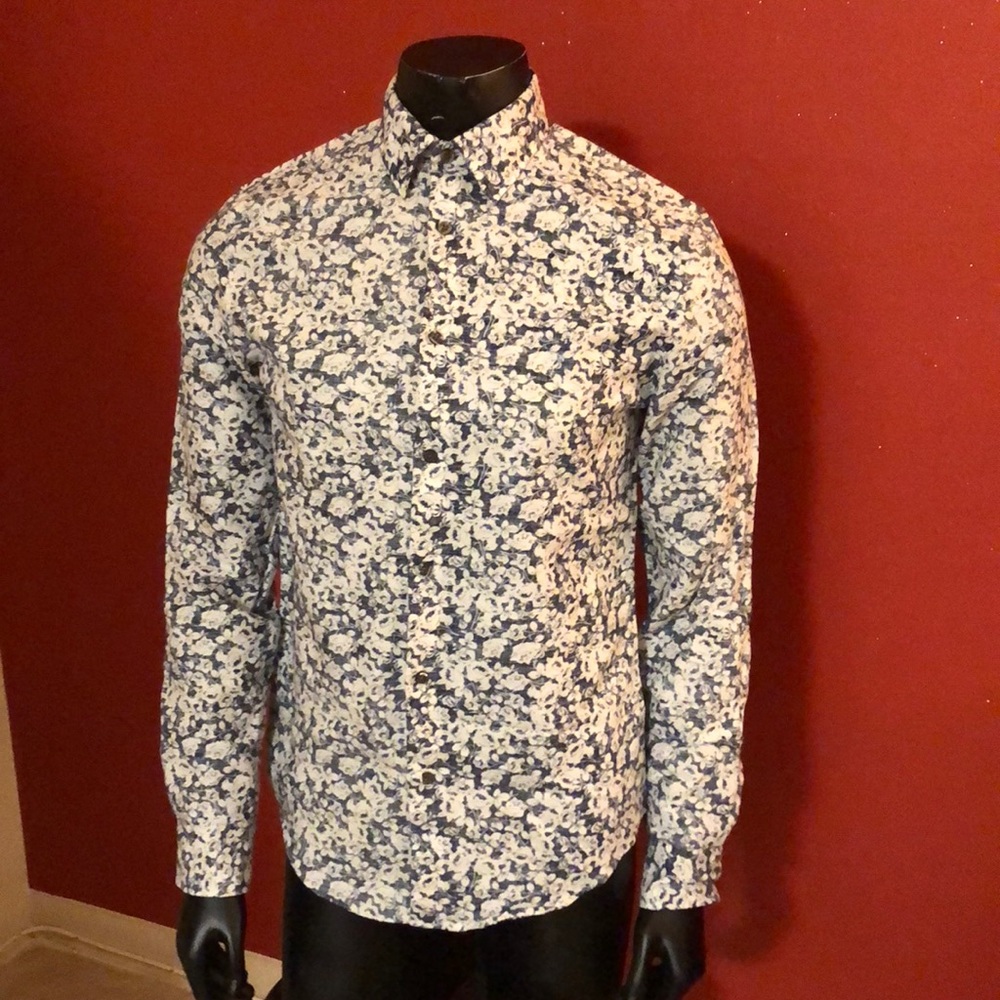 Floral button up. Size 14-14.5